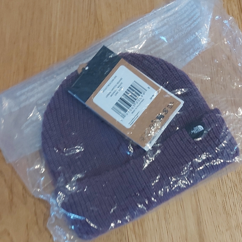 The North Face Purple Beanie